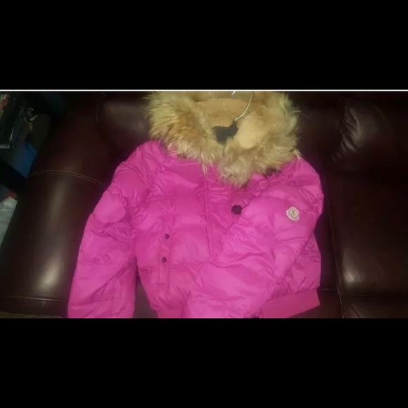 Moncler Jackets & Blazers - Authentic Moncler Bomber Jacket with fur